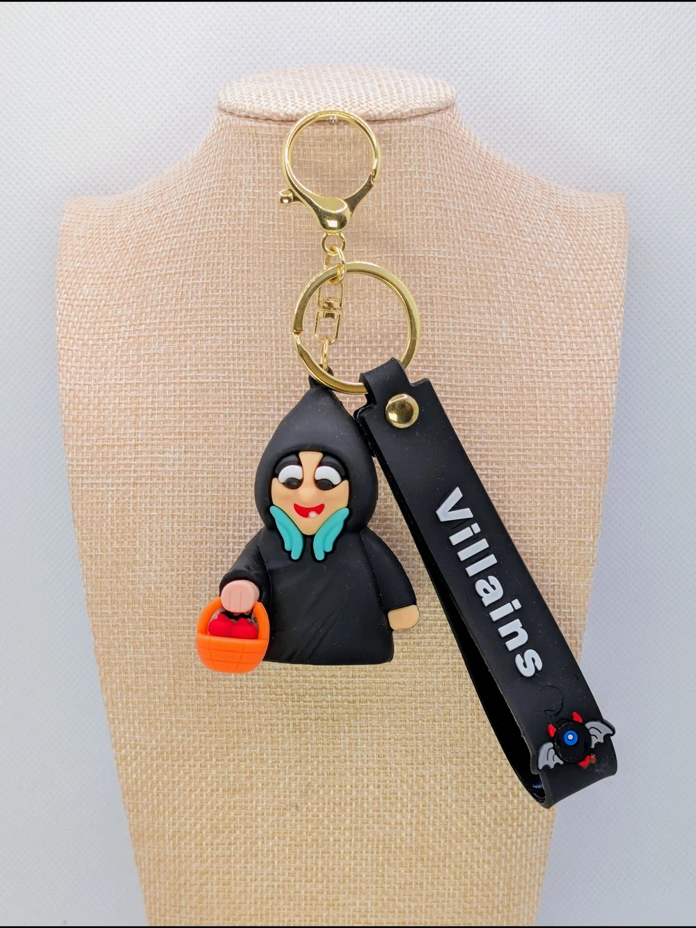 Snow White Evil Queen In Witch form Keychain Bag Charm